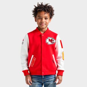 Big Kids’ Pro Standard Kansas City Chiefs NFL Wool Varsity Jacket