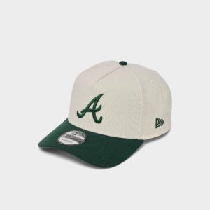 New Era Atlanta Braves MLB Dark Green 9FORTY A-Frame Snapback Hat