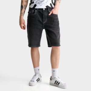True Religion Bobby Big T Baggy Denim Jean Shorts