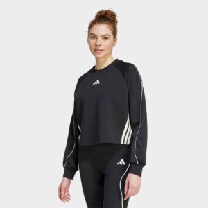 adidas Stadium 3-Stripes Crewneck Sweatshirt