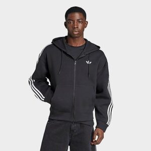 adidas Originals adicolor Spacer Oversized Full-Zip Hoodie