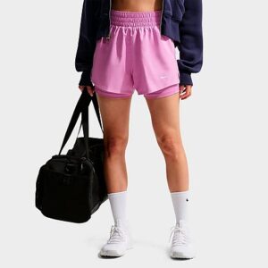 Nike One Fitted Dri-FIT High-Waisted 3-Inch 2-in-1 Shorts