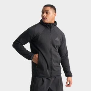 adidas TERREX Xperior Climawarm+ Ventknit Fleece Full-Zip Hooded Jacket