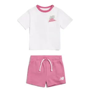 Sticker Graphic T-Shirt & Short Set