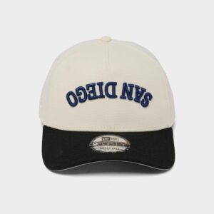 New Era San Diego Padres MLB Upside Down Wordmark 9FORTY A-Frame Snapback Hat