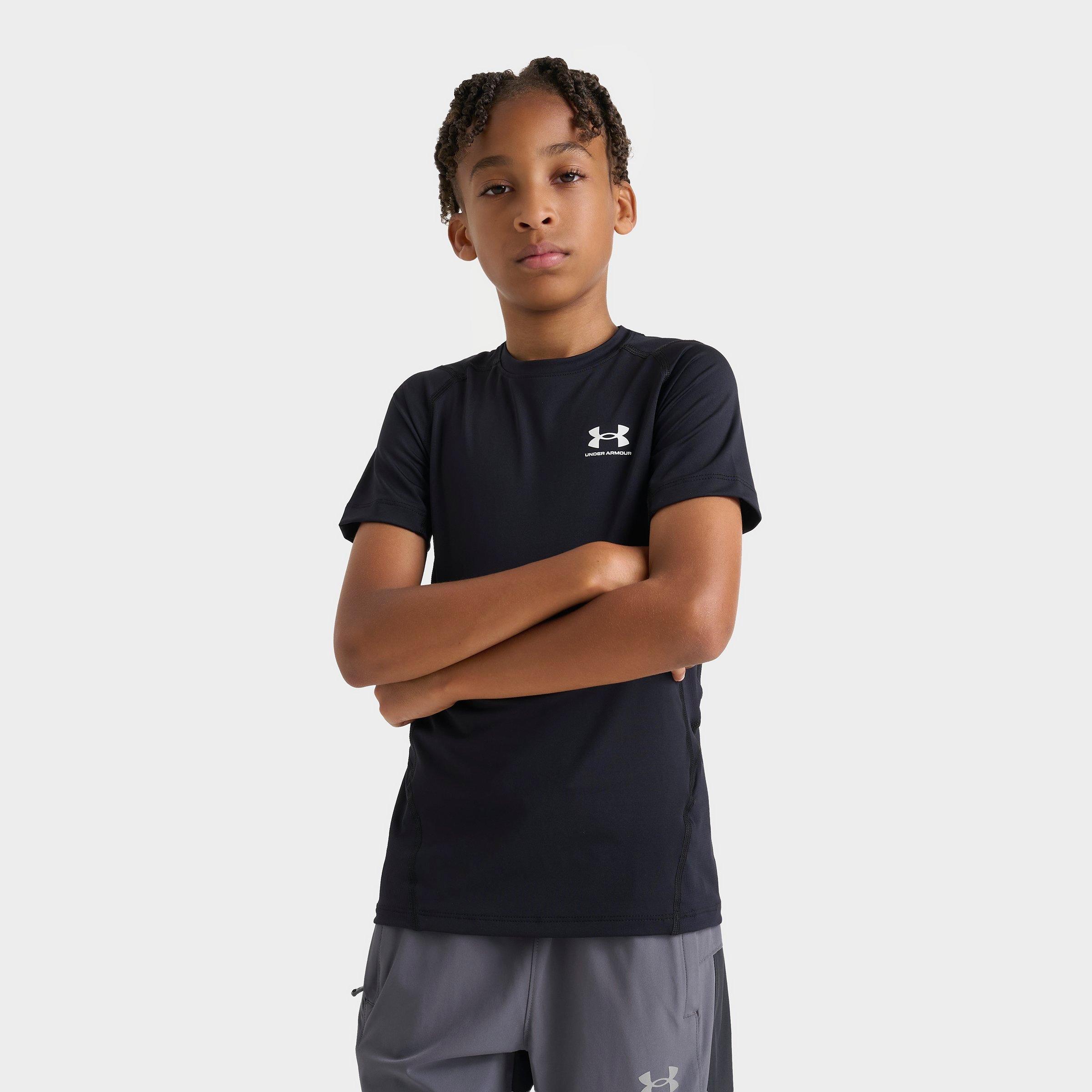 Boys’ Big Kids’ Under Armour HeatGear Armour T-Shirt - Image 2