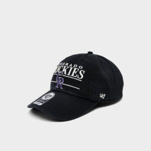 ’47 Colorado Rockies MLB Team Name & Logo Clean Up Strapback Hat