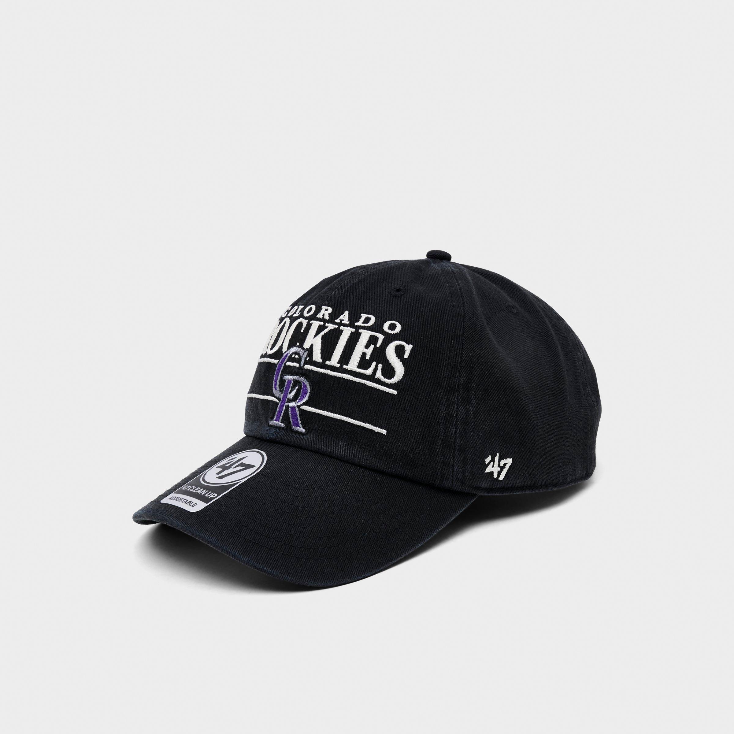 ’47 Colorado Rockies MLB Team Name & Logo Clean Up Strapback Hat