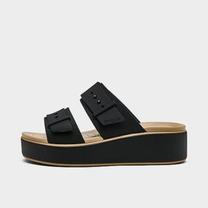 Crocs Brooklyn Matte Wrap Low Wedge Sandals