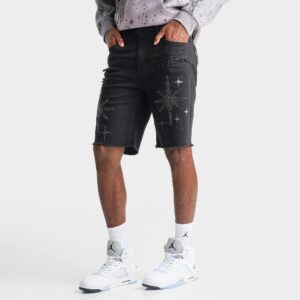 Smoke Rise Rhinestone Denim Shorts