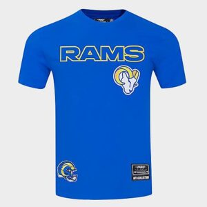 Pro Standard Los Angeles Rams NFL Classic Mesh Striped T-Shirt