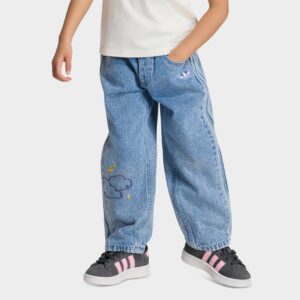 Girls’ Little Kids’ adidas Originals x Care Bears Loose Denim Jeans