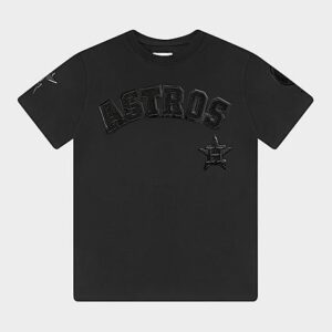 Big Kids’ Pro Standard Houston Astros MLB Triple Black Classic T-Shirt