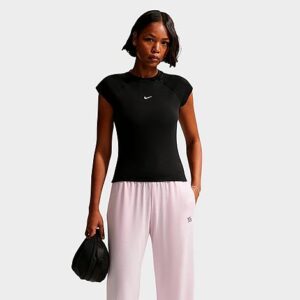Nike Sportswear Chill Knit Tight Short-Sleeve Ribbed Top