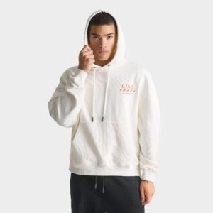 L/AB c/o Off-White Core Diagonal Fleece Pullover Hoodie