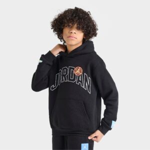 Boys’ Big Kids’ Jordan MVP Dynasty Patch Fleece Pullover Hoodie