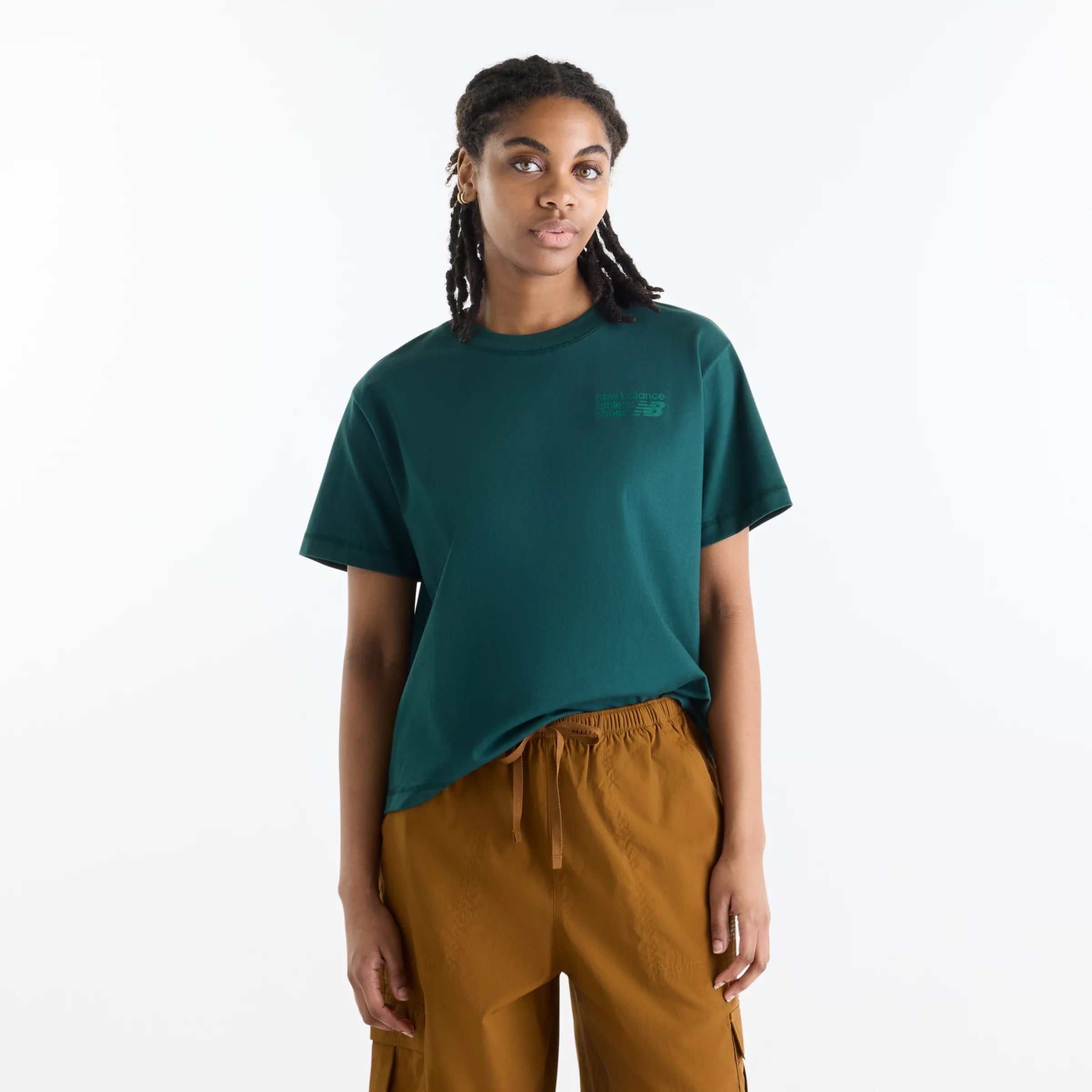 Athletics Premium Logo Hip Length Relaxed T-Shirt