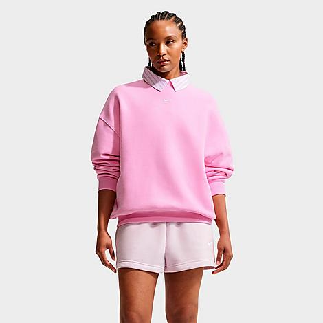 Nike Studio Fleece Medium Weight Oversized Crewneck Sweatshirt - Image 2