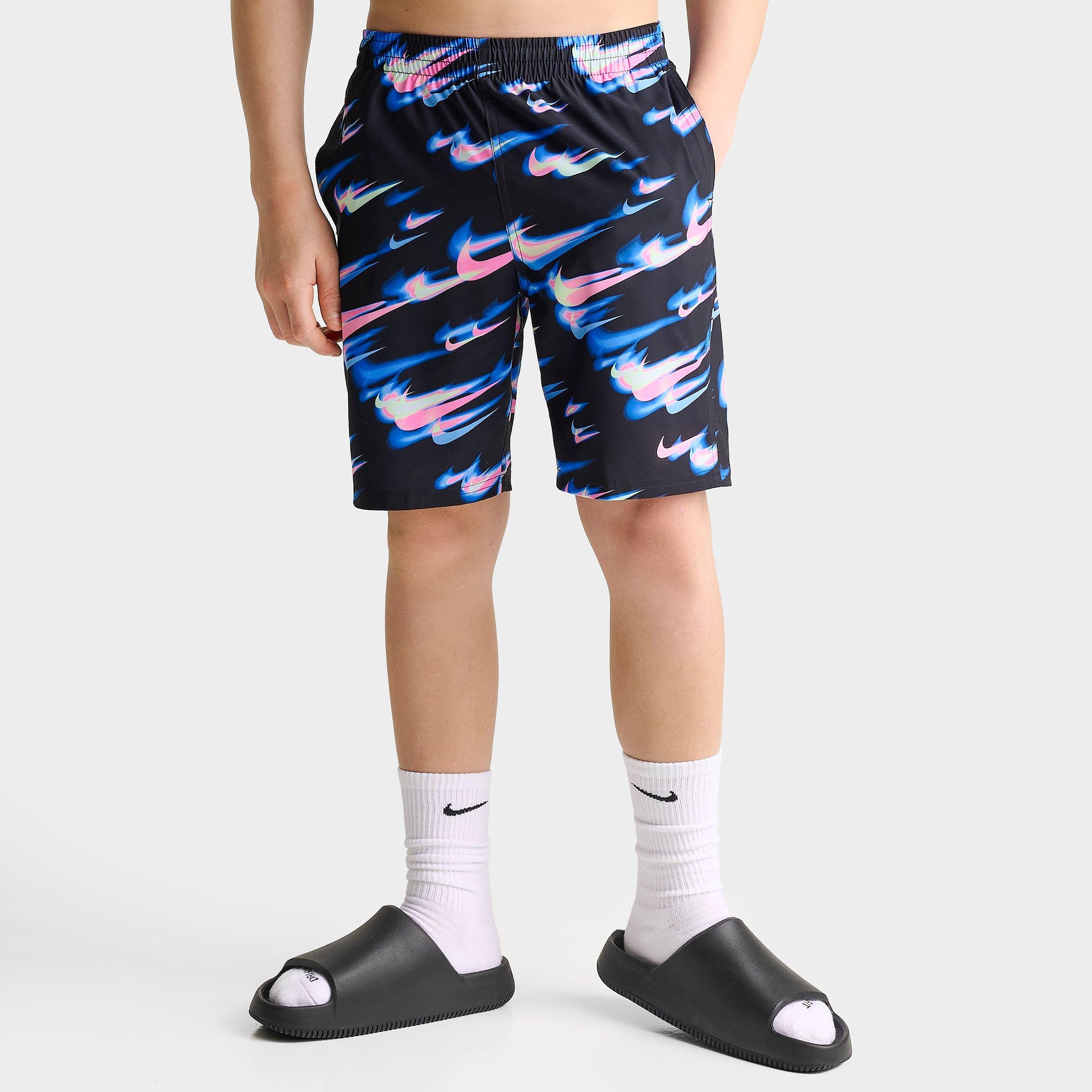 Boys’ Big Kids’ Nike Swim Heat Map Swoosh 7-Inch Lined Volley Shorts - Image 2