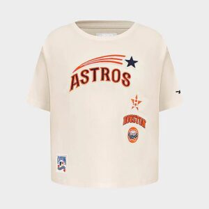 Big Kids’ Pro Standard Houston Astros MLB Retro Classic Boxy T-Shirt