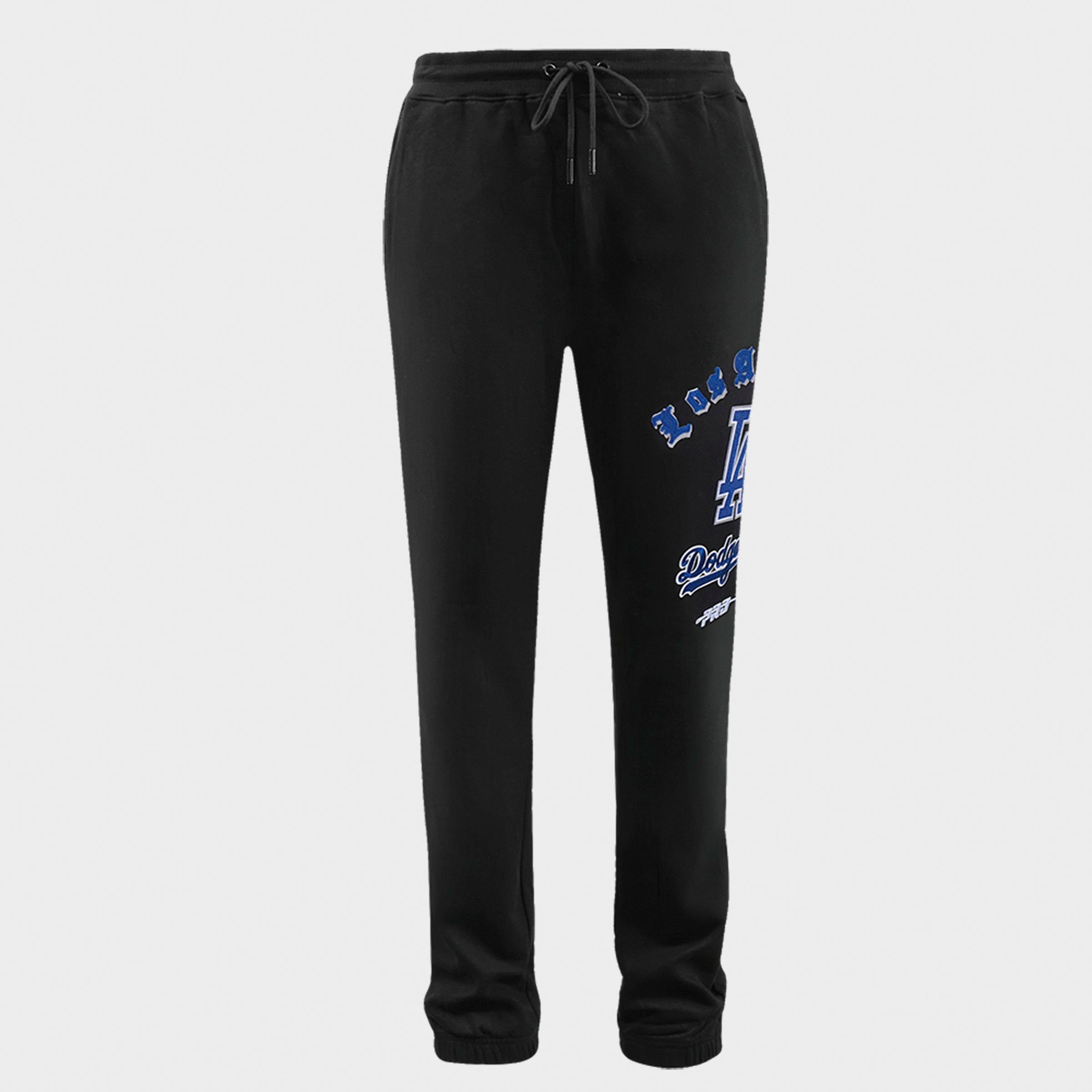 Pro Standard Los Angeles Dodgers MLB Old English Fleece Sweatpants - Image 2