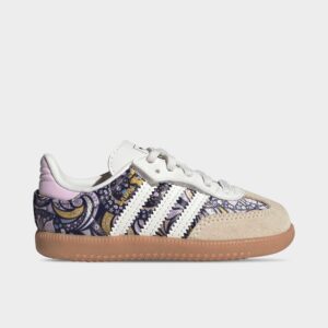 Girls’ Toddler adidas Originals x Liberty London Samba OG Comfort Closure Stretch Lace Casual Shoes