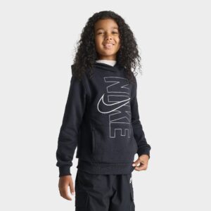 Big Kids’ Nike Club Fleece Block Pullover Hoodie