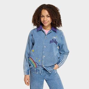 Girls’ Big Kids’ adidas Originals x Care Bears Loose College Jacket
