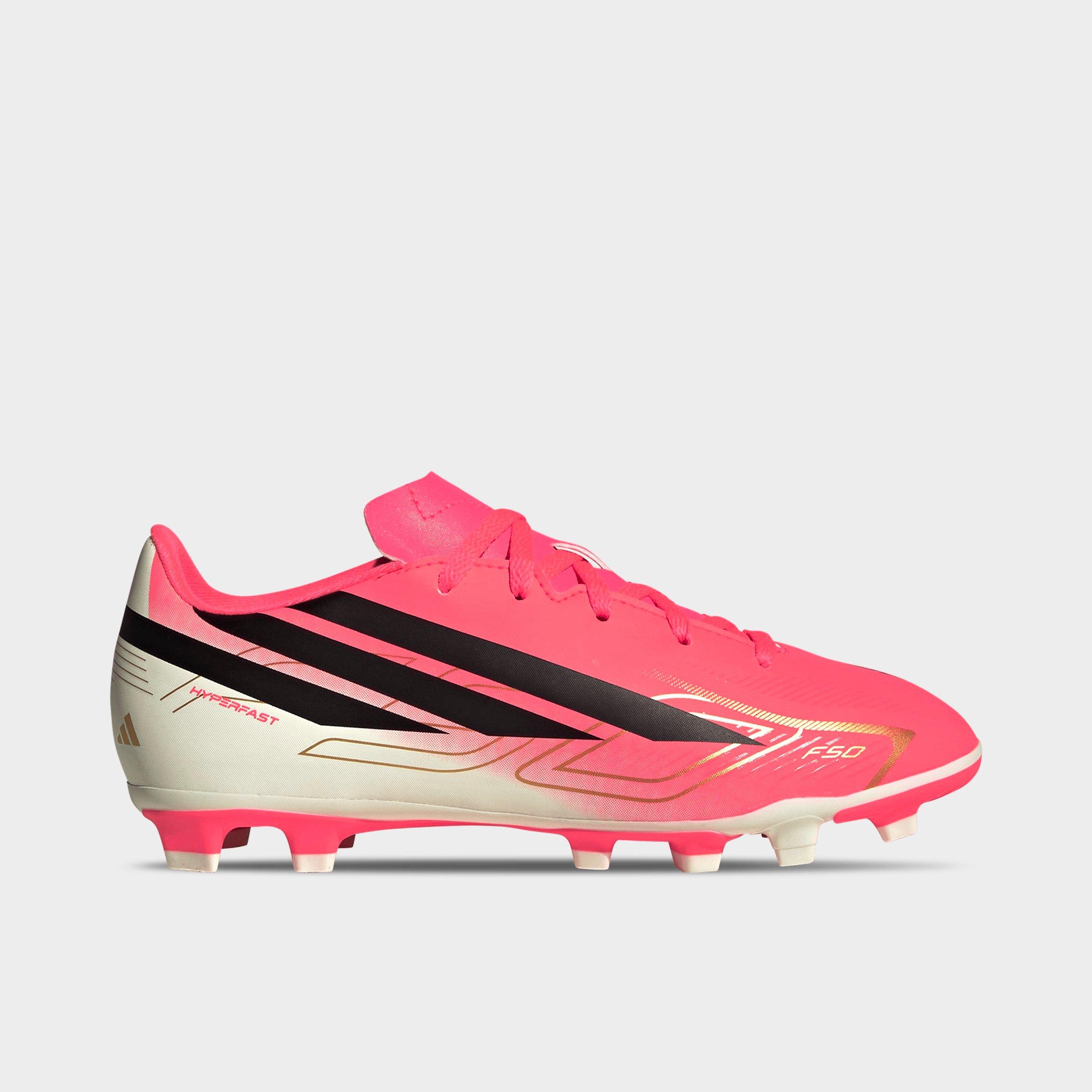 Big Kids’ adidas F50 Hyperfast Club Firm Ground and Multi Ground Soccer Cleats - Image 2