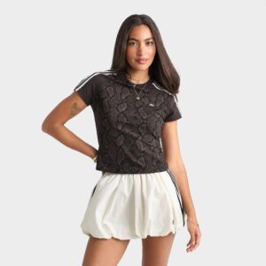adidas Originals Snakeskin Print Cali T-Shirt