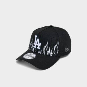 New Era Los Angeles Dodgers MLB Flames Logo 9FORTY A-Frame Snapback Hat