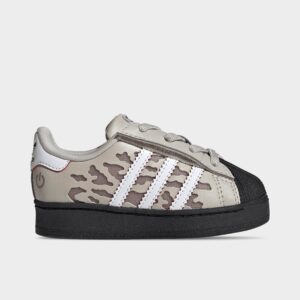 Toddler adidas Originals Superstar LED Lights Comfort Closure Stretch Lace Casual Shoes