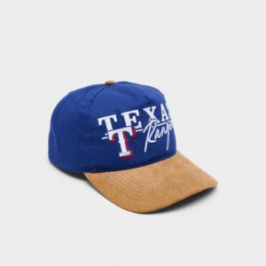 ’47 Texas Rangers MLB Scribe Line Hitch Snapback Hat