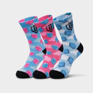 Baseball Lifestyle 101 Cotton Candy Performance Crew Socks (3-Pack)