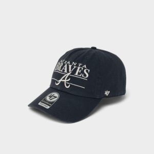 ’47 Atlanta Braves MLB Team Name & Logo Clean Up Strapback Hat