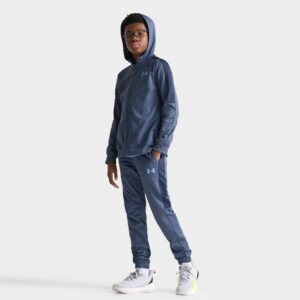 Big Kids’ Under Armour Knit Full-Zip Hooded Track Suit