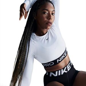 Nike Pro 365 Dri-FIT Cropped Long-Sleeve T-Shirt
