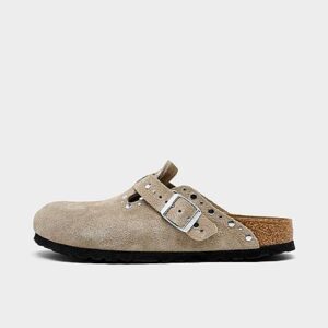 Birkenstock Boston Rivets Suede Leather Clogs