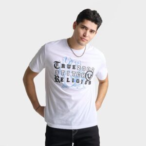 True Religion Buddha Letters T-Shirt