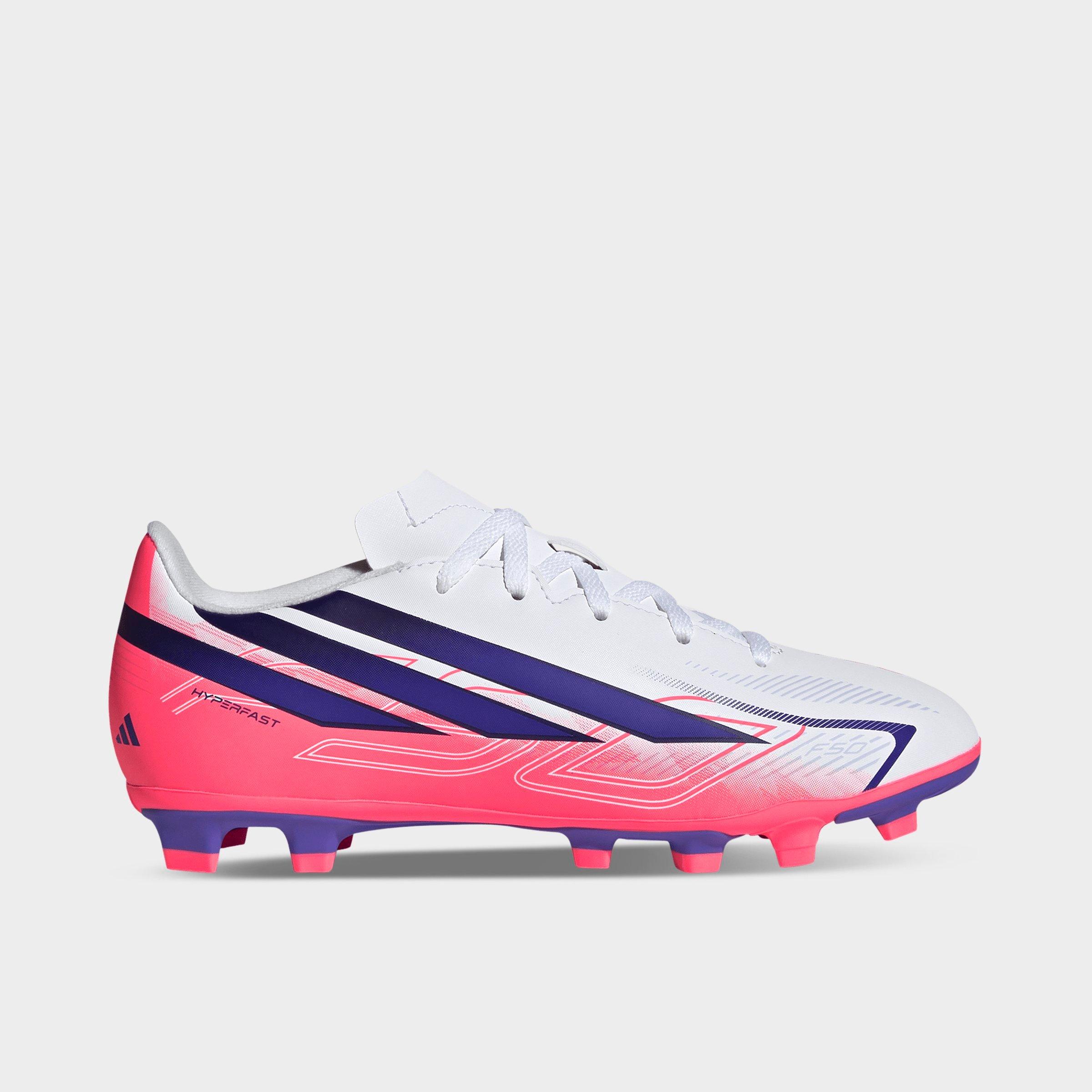 Big Kids’ adidas F50 Hyperfast Club Firm Ground and Multi Ground Soccer Cleats