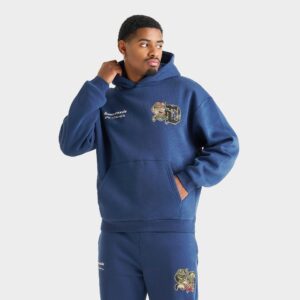 Supply & Demand Floral Logo Fleece Pullover Hoodie