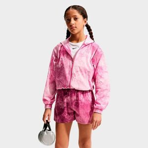 Girls’ Big Kids’ Nike Sportswear Club Woven Full-Zip Track Jacket