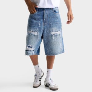 Supply & Demand Depart V2 Distressed Denim Shorts