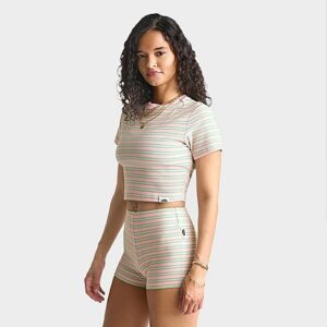 Unlike Humans Ribbed Striped Baby T-Shirt