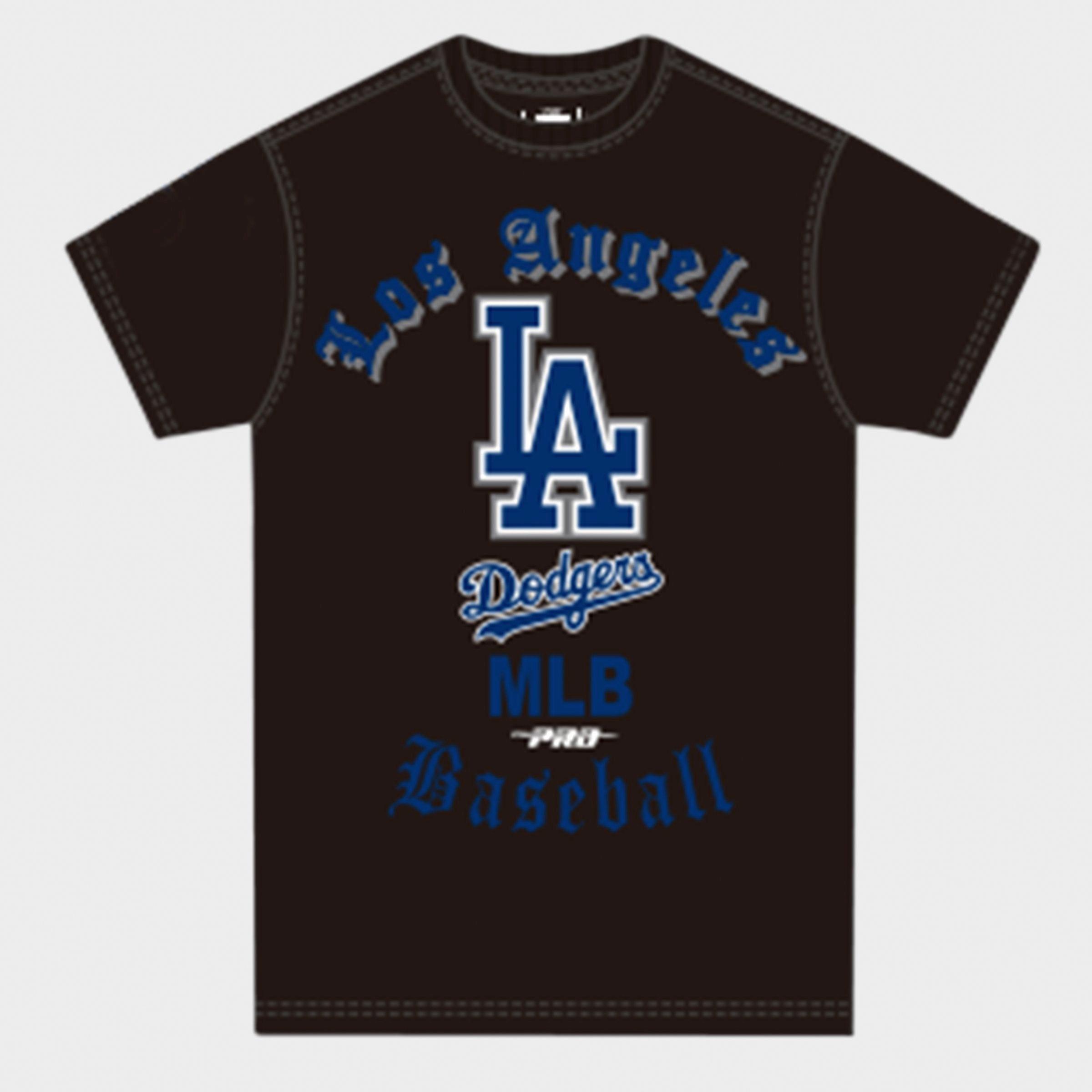 Pro Standard Los Angeles Dodgers MLB Old English T-Shirt - Image 2