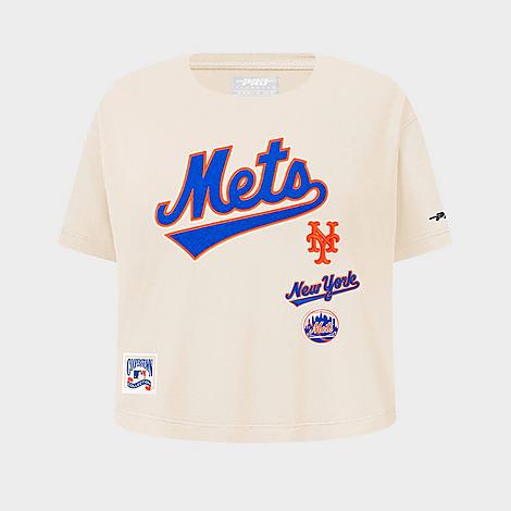 Girls’ Big Kids’ Pro Standard New York Mets MLB Retro Classic Boxy T-Shirt