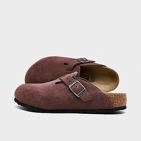 Little Kids’ Birkenstock Boston Suede Leather Clogs - Image 2