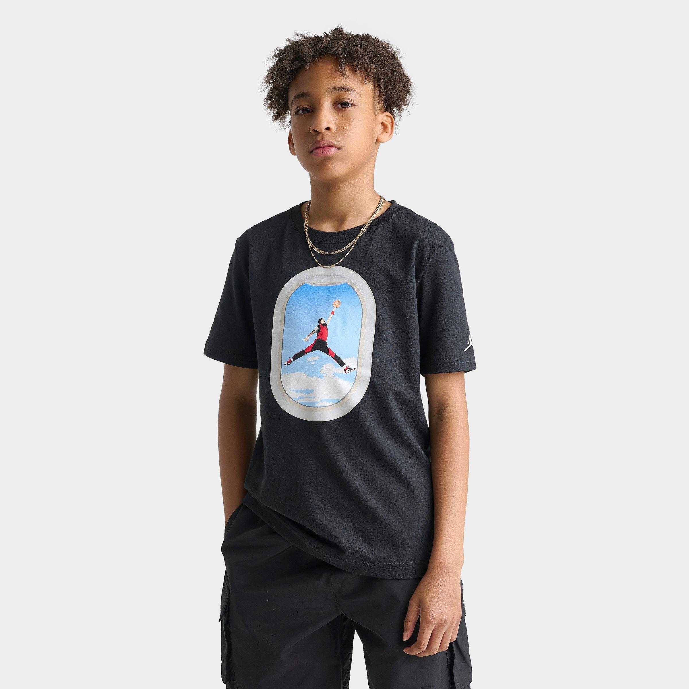 Big Kids’ Jordan Plane Window Graphic T-Shirt