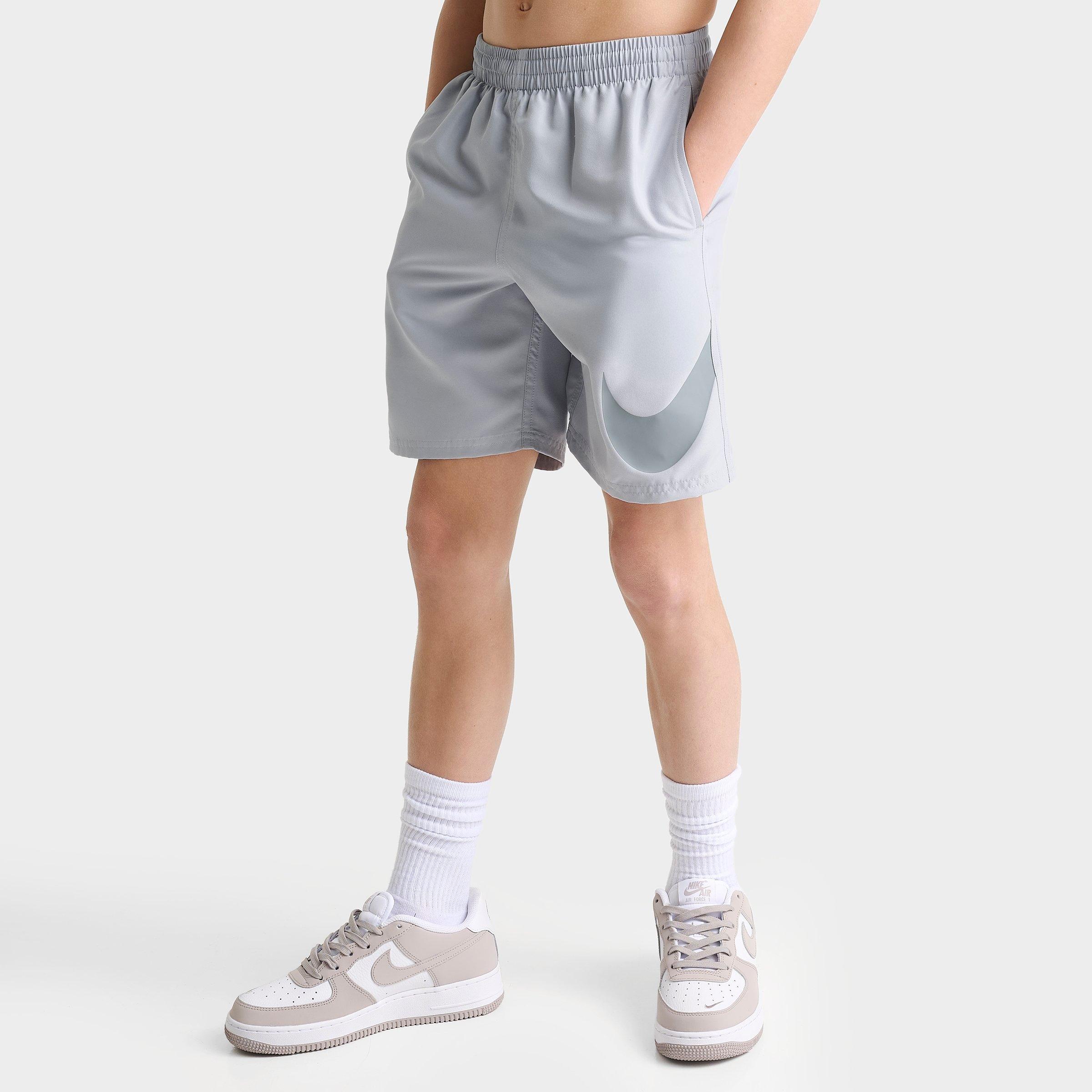 Big Kids’ Nike Stacked Logo Swim Shorts