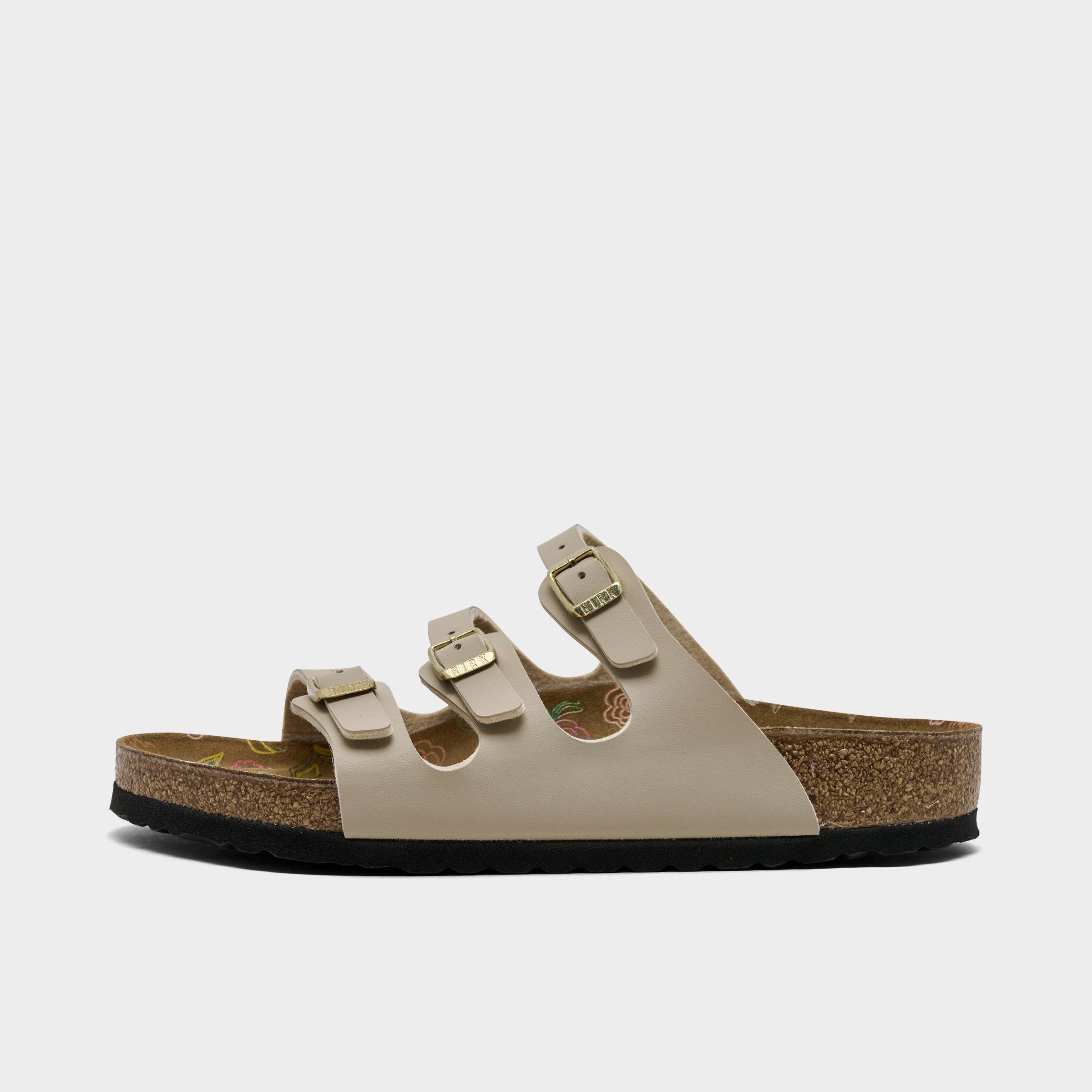 Birkenstock Florida Birko-Flor Nubuck Soft Footbed Sandals - Image 3